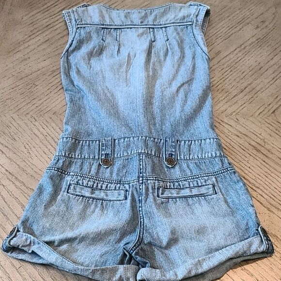 XS DKNY denim short jumpsuit - Picture 5 of 9